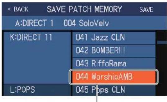ZOOM G6 - Sauvegarde des mémoires de patch - 3