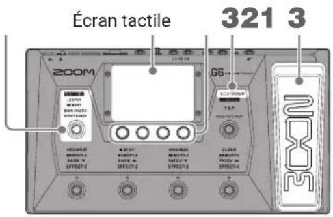 ZOOM G6 - Emploi de la pédale intégrée - 1
