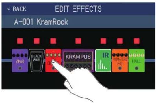 ZOOM G6 - Réglage des effets - 2