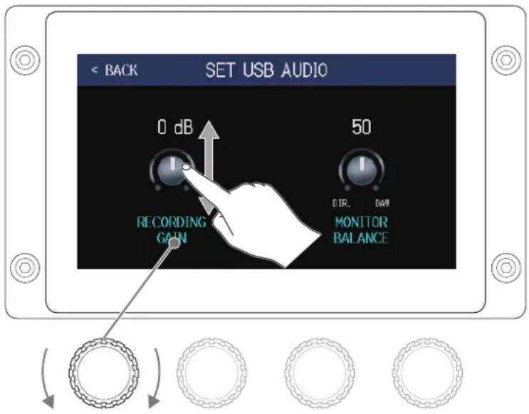 ZOOM G6 - Réglages d'interface audio - 1