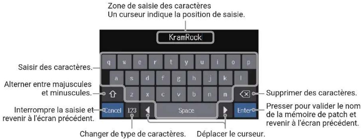 ZOOM G6 - Changement des noms de mémoire de patch - 2