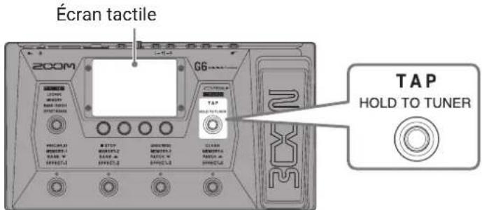 ZOOM G6 - Réglage du précompte - 3