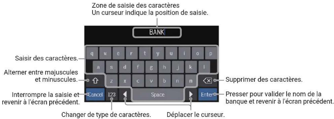 ZOOM G6 - Saisissez un nom de banque. - 1