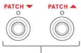 ZOOM G6 - Balayez l'écran tactile vers le haut ou le bas pour sélectionner des mémoires de patch. - 4