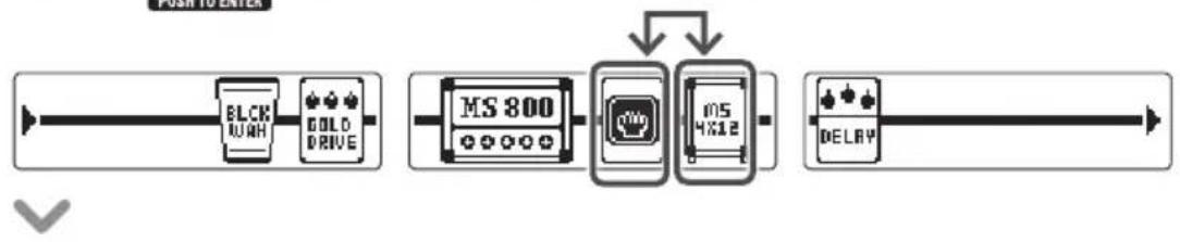ZOOM G3n - Changement de I'ordre des effets - 9