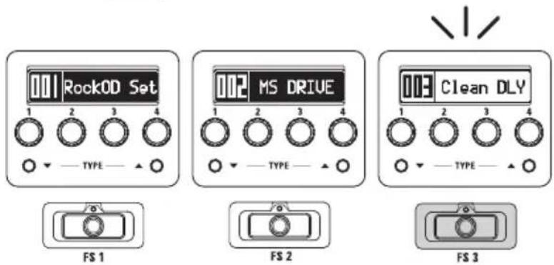 ZOOM G3n - Changement de patch - 1