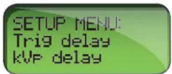 RaySafe Xi - SETUP MENU (MENU DE CONFIGURATION) - 1