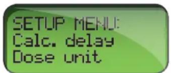 RaySafe Xi - SETUP MENU (MENU DE CONFIGURATION) - 1