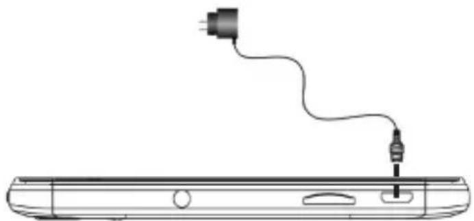 Trevi KIDTAB 7 S03 - Ricarica della batteria tramite alimentatore esterno. - 1