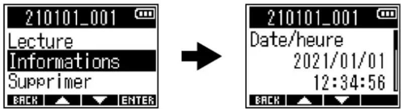 ZOOM F3 - Vérification d'informations sur le fichier - 3