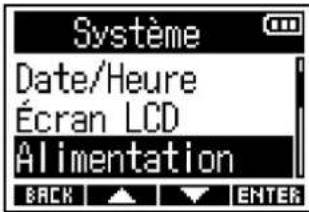 ZOOM F3 - Réglage de la temporisation d'extinction automatique - 2