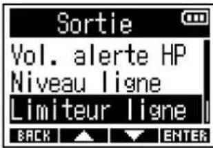 ZOOM F3 - Emploi du limiteur sur la sortie ligne - 2