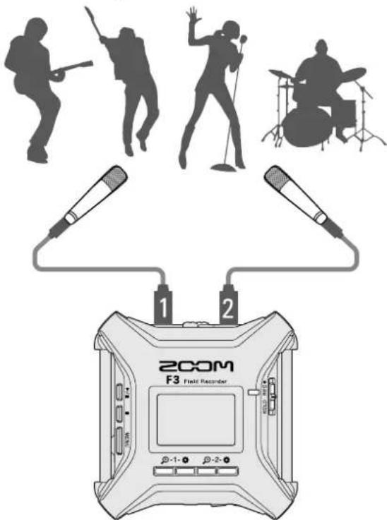 ZOOM F3 - ■ Enregistrement de concert - 1