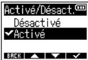 ZOOM F3 - Activation/désactivation des entrées - 2