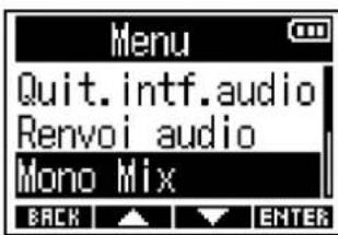 ZOOM F3 - Activation du mixage mono - 1