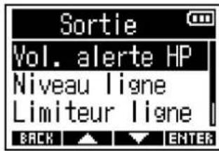 ZOOM F3 - Réglage de sortie du son d'alerte par le casque - 2