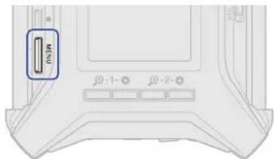 ZOOM F3 - Ouverture de I'ecran Menu - 1