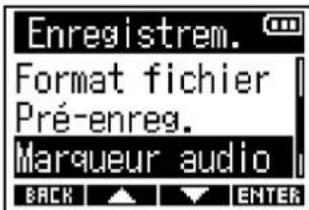 ZOOM F3 - Activation de la fonction de marqueeur audio - 2