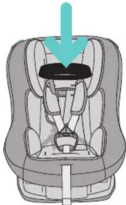 Foppapedretti 3Chic Special - 2A. Instalação do Babyguard nacadeira auto com cimento de segurarca integral com alças e correia inguinal. - 4