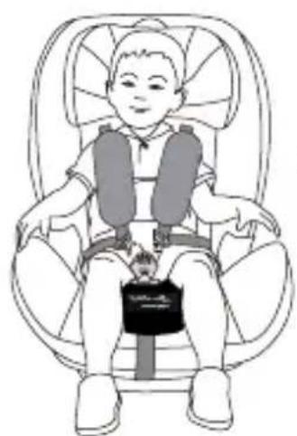 Foppapedretti 3Chic Special - Instalação do Babyguard nacadeira auto com cimento de seguranca integral com alças e correia inguinal - 7