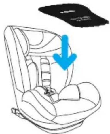 Foppapedretti 3Chic Special - Installazione del Babyguard sul seggiolino auto con cintura integrale con bretelle e cinghia inguinale - 5