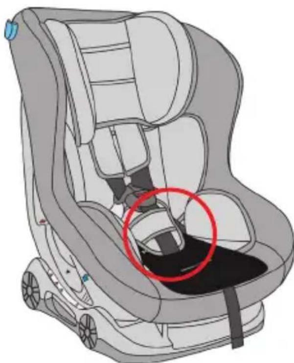 Foppapedretti 3Chic Special - 2A. Installation of the Babyguard on the car seat with built-in belt with straps and harness - 1