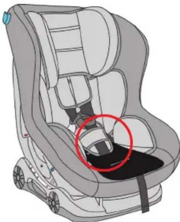 Foppapedretti 3Chic Special - 2A. Instalación de Babyguard en la silla de coche con cinturón integral con tirantes y correa inguinal - 1