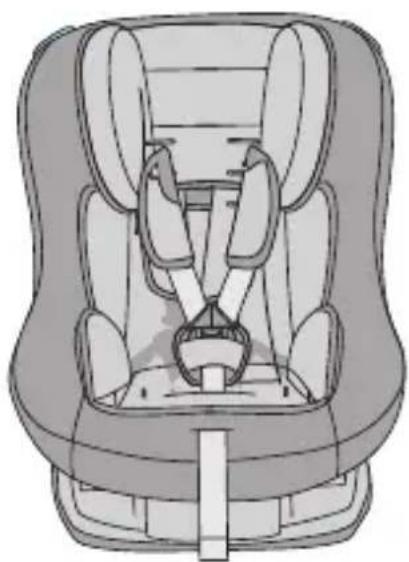 Foppapedretti 3Chic Special - 2A. Installazione del Babyguard sul seggiolino auto con cintura integrale con Bretelle e cinghia inguinale - 2