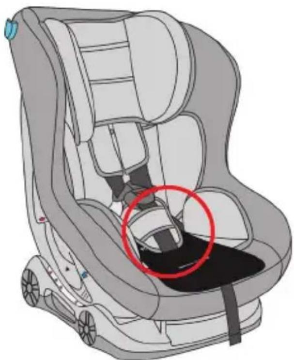 Foppapedretti 3Chic Special - 2A. Instalação do Babyguard nacadeira auto com cimento de segurarca integral com alças e correia inguinal. - 1