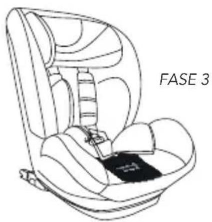 Foppapedretti 3Chic Special - Instalação do Babyguard nacadeira auto com cimento de seguranca integral com alças e correia inguinal - 6