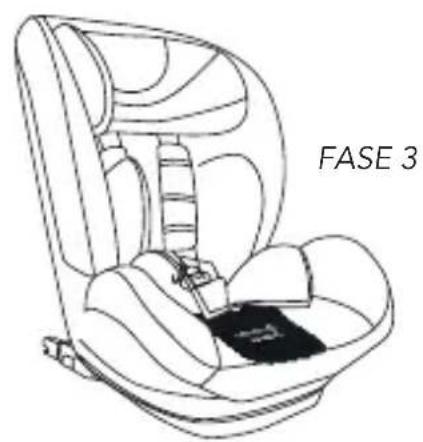 Foppapedretti 3Chic Special - Installazione del Babyguard sul seggiolino auto con cintura integrale con bretelle e cinghia inguinale - 6