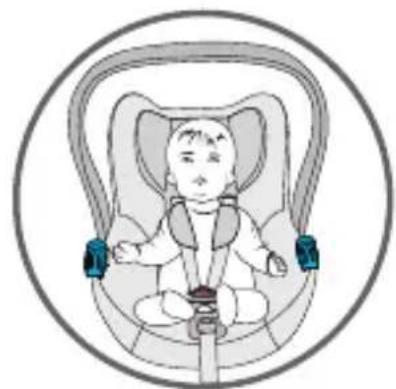 Foppapedretti iWood - Securing the child with the harness - 4