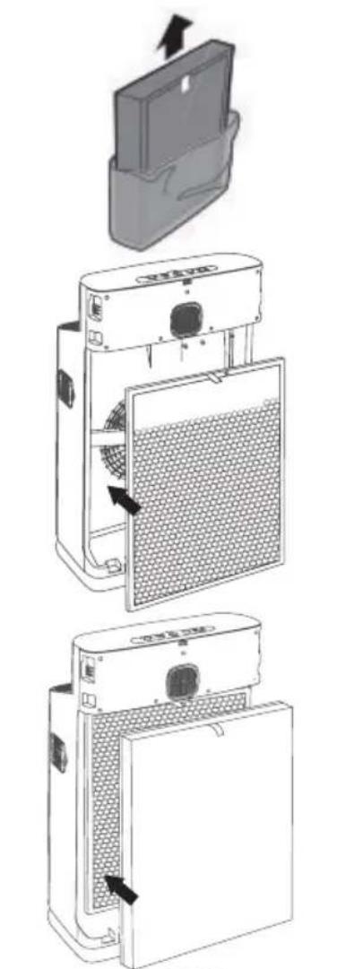 EZVIZ EB350A - Instructions relatives au remplacement du filtré - 3