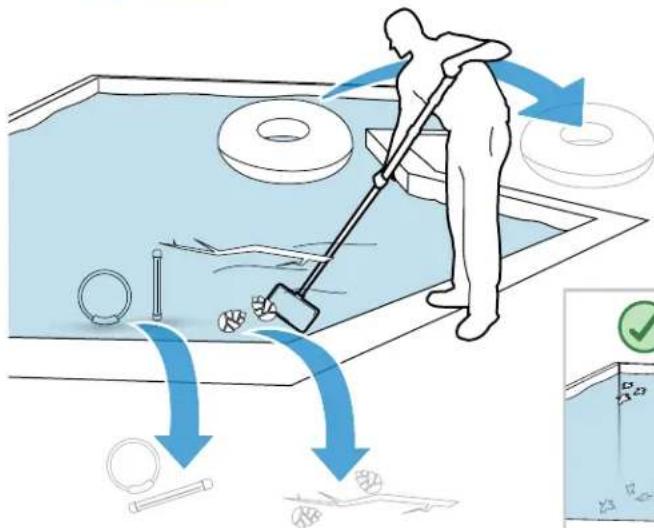 HAYWARD AquaVac 650 - Vorbereitung des Pools - 6