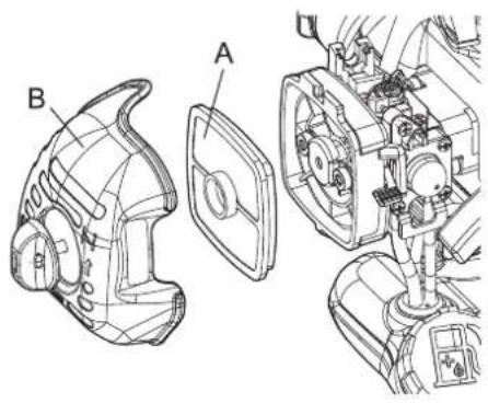 ECHO SRM236TES - Nettoyage du filtre à air - 1