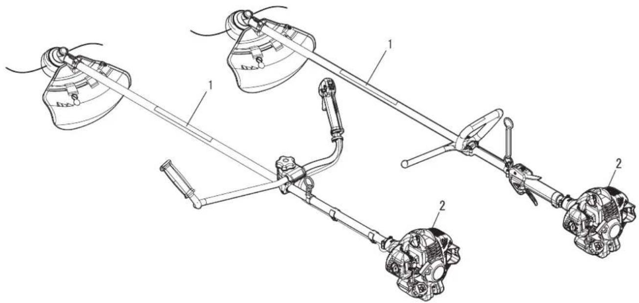 ECHO SRM236TES - Adhesivo(s) de seguridad - 4