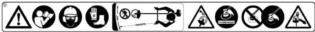 ECHO SRM236TES - Safety decal(s) - 1