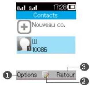 ALCATEL 1068 - Consulter votre répertoire - 1