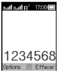 ALCATEL 1068 - Passer un appel - 1