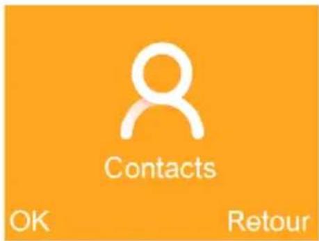 ALCATEL 2020 - Ajouter un contact - 1