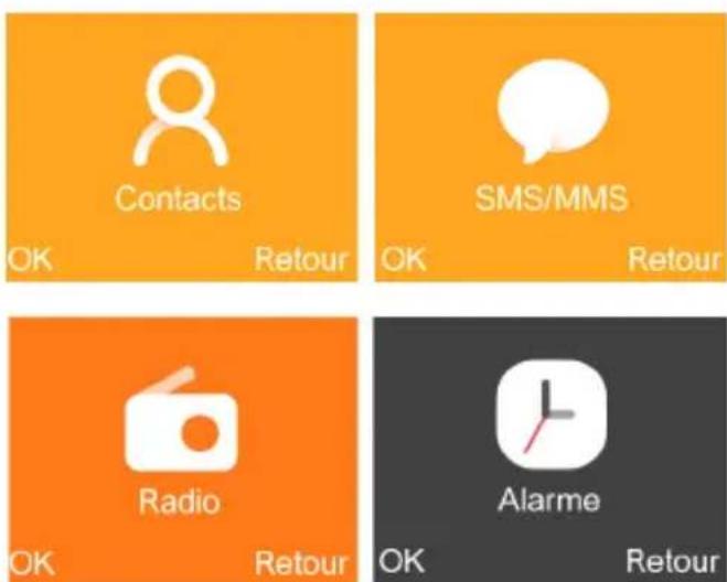 ALCATEL 2020 - Accéder au menu principal - 1