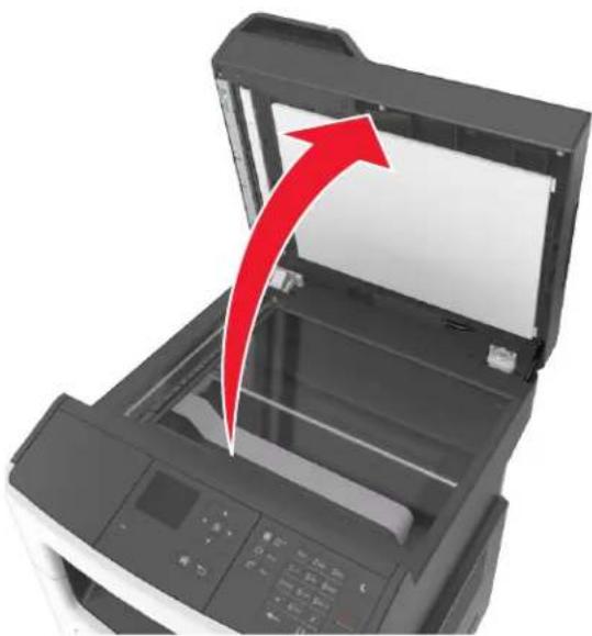 LEXMARK MX317 - Nettoyage de la vitre du scanner - 1