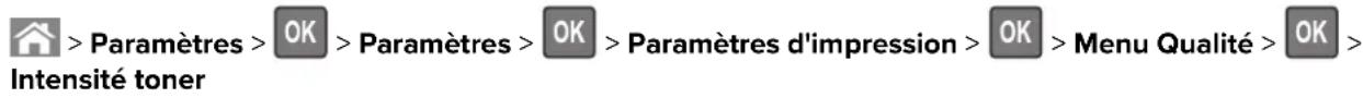 LEXMARK MX317 - Utilisation du panneau de commandes de l'imprimante - 1