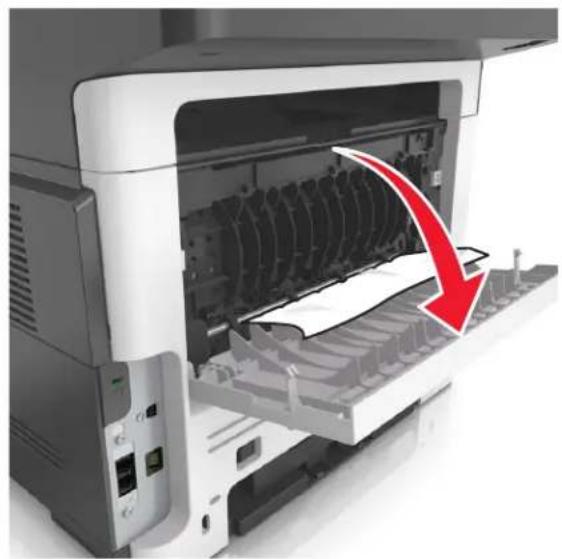 LEXMARK MX317 - Bourrage papier derrière la porte arrière - 1