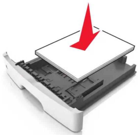 LEXMARK MX317 - Chargez le papier correctement - 2