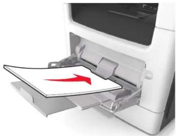 LEXMARK MX317 - Bourrage de papier dans le chargeur multifonction - 3