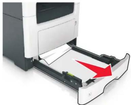 LEXMARK MX317 - Bourrage papier dans l'unité d'impression recto verso - 1