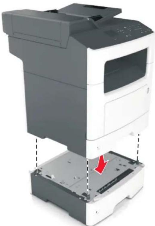 LEXMARK MX317 - Installation des tiroirs en option - 4