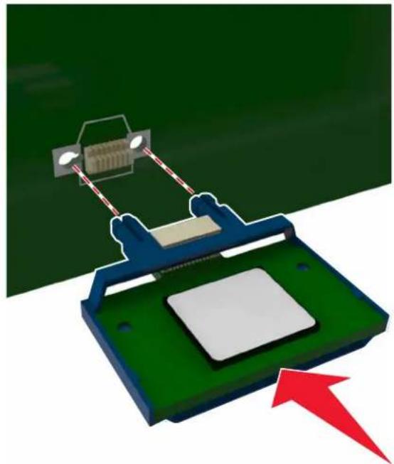 LEXMARK MX317 - Installation d'une carte en option - 3