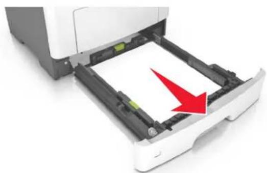 LEXMARK MX317 - Bourrage papier dans les tiroirs - 1